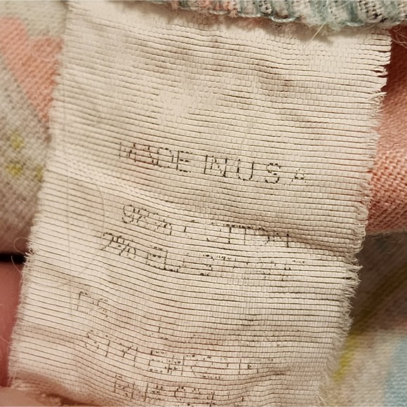 Tlrina Turk paisley floral teal and peach pencil skirt size 4 - Picture 12 of 12